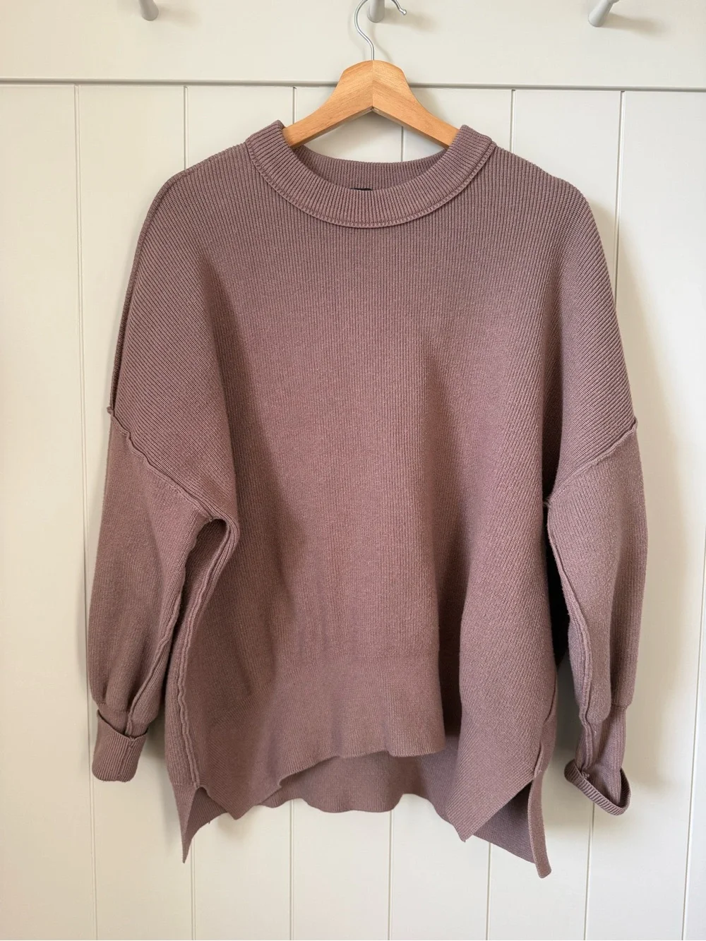 Comfy Oversized Knit Sweater in Nutmeg - Picture 1 of 4